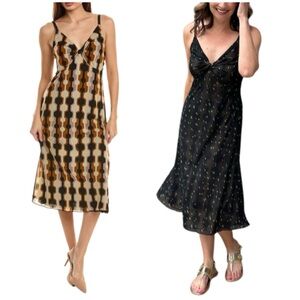 Cabi Reversible Trophy Midi Slip Dress